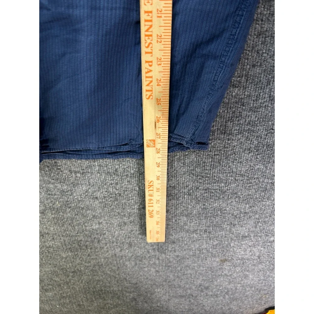 The North Face Button Up Shirt Men's Blue Textured Long Sleeve Casual  Medium